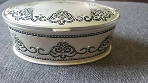 Pre-owned GODINGER Jewels and SILVER PLATED OVAL JEWELRY BOX - Picture 1 of 8