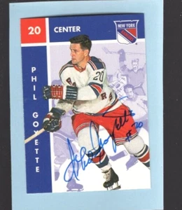 Autographed Phil Goyette Rangers Parkhurst 1995 - Picture 1 of 1