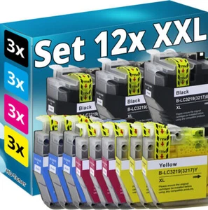 Set 12 XL TINTE PATRONEN kompatibel BROTHER MFC J5330DW J5335DW J5730DW J5930DW - Afbeelding 1 van 5