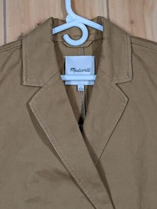 Madewell Crossover Blazer Women's Small Double Breasted Regenerative Chino - Picture 1 of 20