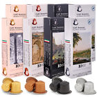 Cafe Romano Capsules Single Cup Aluminum Coffee Pods Compatible with Nespresso