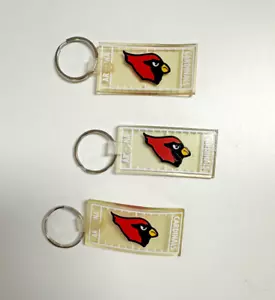 Arizona Cardinals Keychain Vintage Official NFL New Old Stock - Picture 1 of 1