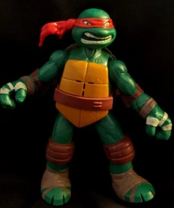 Teenage Mutant Ninja Turtles 4.5” Raphael Viacom Complete Playmate Action Figure - Foto 1 di 5