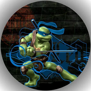 Colocador de tartas cumpleaños fiesta imagen de tartas fondant - Oblate Turtles P9 - Imagen 1 de 1