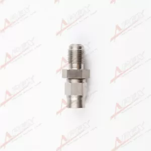 NEW 3AN AN3 Male To M10x1.0 Stainless Steel Braided Brake Line Hose End Fitting - Foto 1 di 5