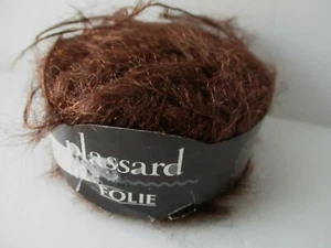 Plassard Folie Yarn Rusty Brown 93 Yds 100% Polyamide NEW skein - Picture 1 of 4