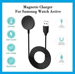Nuevo Cargador Magnético Inalámbrico para Reloj Samsung Galaxy 4/3 Activo 1/2 Clásico - Imagen 1 de 11