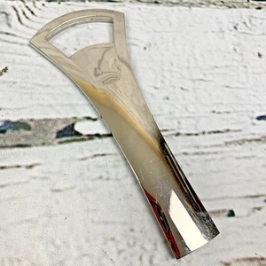 Plated "Chrome" Bottle Opener Mirror Finish Stamped - Picture 1 of 4