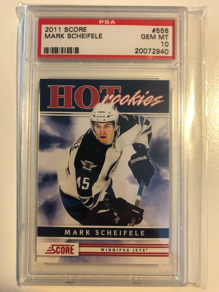 11-12 Panini Score Hot Rookies Rookie RC MARK SCHEIFELE #556 SP Graded PSA 10 - Image 1 of 1