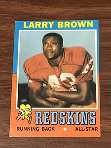 1971 Topps Football Larry Brown #115 Washington Redskins 1971LB1 - Picture 1 of 2