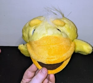 Lakeshore Big Mouth Yellow Duck Hand Puppet 8" Plush Educational Bird - Picture 1 of 4