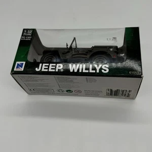 Jeep Willys Modern Armor 1:32 Die-Cast Metal New-ray - Military Jeep New In Box - Bild 1 von 3