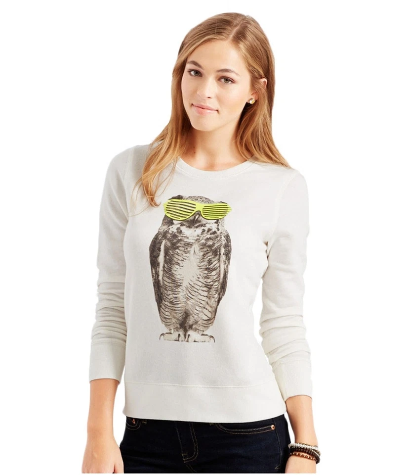 Sudadera Aeropostale Owl Swag para mujer, 047, Juniors, L Foto 1 de 1
