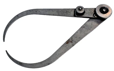 Pinza exterior pierna plana Starrett EE. UU. 6" ajuste fino maquinista Foto 1 de 4