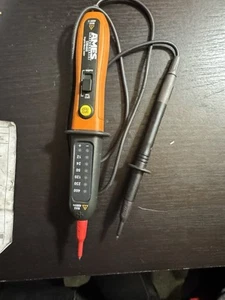 Probador de voltaje de pluma Ames Instruments con diagnóstico GFCI CAT III 400V hogar/industria - Imagen 1 de 3