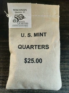Uncirculated 2004-P Wisconsin State Quarter Mint Bag – Rare Collector’s Item! - Picture 1 of 2