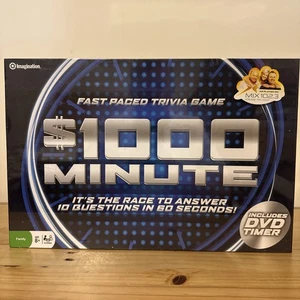 $1000 MINUTE TRIVIA GAME By Imagination - New Sealed With DVD Timer - Picture 1 of 4