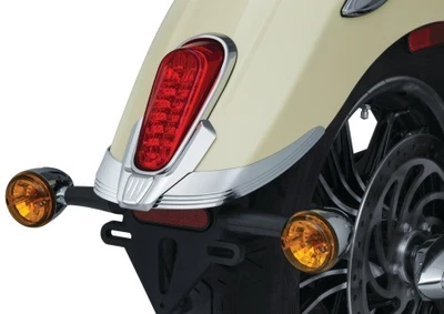 Punta guardabarros trasero Kuryakyn Legacy - Cromo motocicleta bicicleta de calle 8921 1405-0278 Foto 1 de 4