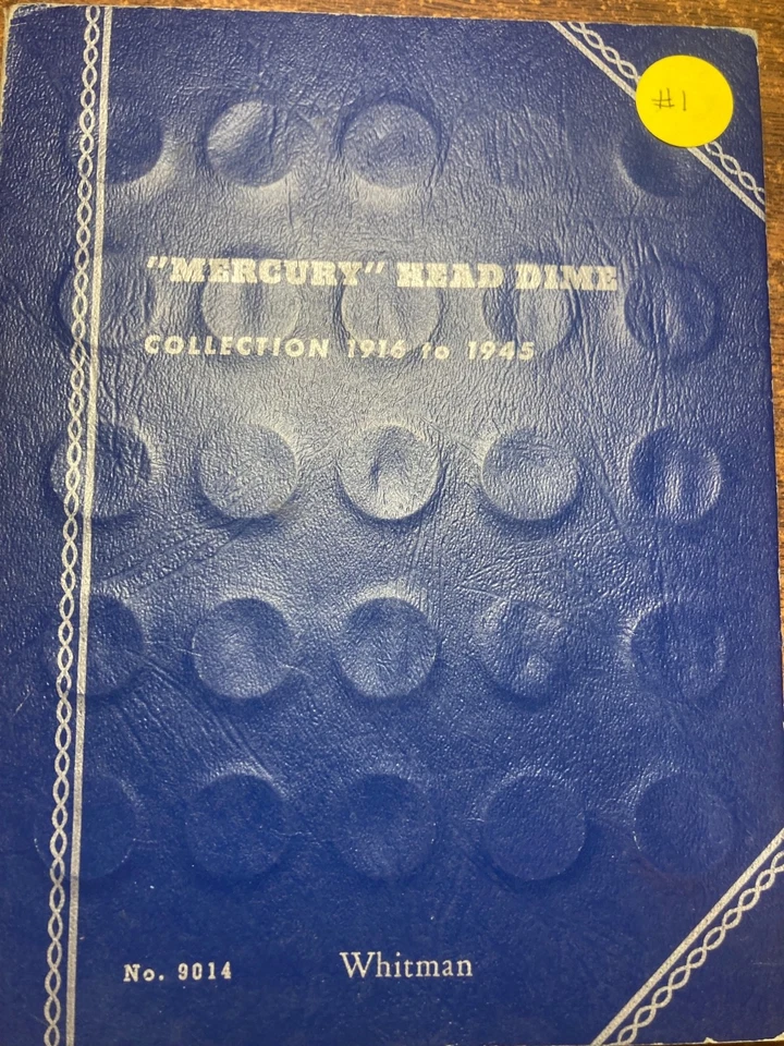 Conjunto quase completo de 76 moedas 1916-1945 Mercury Dime Collection (-16-D) conjunto #1 - Imagem 1 de 4