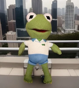 Disney Store Muppet Babies Baby Kermit the Frog Plush Exclusive - Picture 1 of 2