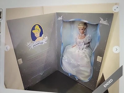 Muñeca de boda Cenicienta 45 aniversario Walt Disney 1995 Mattel/NRFB/NUEVA EN CAJA/excelente estado Foto 1 de 4