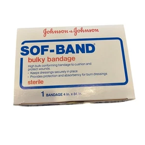 Vintage 1986 Johnson & Johnson Sof-Band Bulky Bandage Prop - Picture 1 of 4