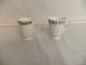 c4 Pottery Wedgwood - Briar Rose & Rosalind - vintage coffee cups cans 6A2B - Picture 1 of 4
