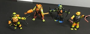 TEENAGE MUTANT NINJA TURTLES DREI MICHAELANGELO UND EINE LEONARDO FIGUR - Bild 1 von 4