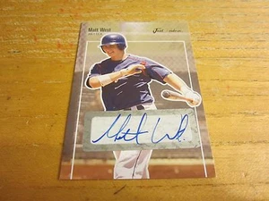 Matt West 2007 Just Rookies Autographs #61 Card MLB Baseball Texas Rangers - Picture 1 of 2
