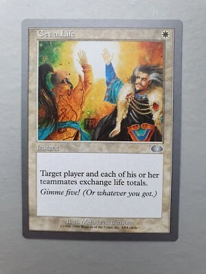 Get a Life , MTG Unglued (1998). Uncommon White Instant NM - Image 1 of 2