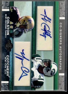 2007 Topps Co-Signers Co-Signer Autographs #CC Jerricho Cotchery Marques Colston - Picture 1 of 2