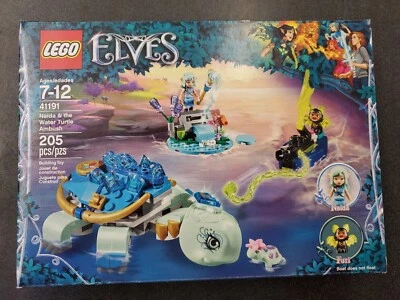 LEGO Elves 41191 Naida & Furi The Water Turtle Ambush  Complete Set With Manual - Image 1 of 4