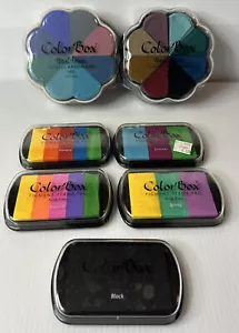 Color Box Petal Point Pigment Lot Option Stamp Ink Pad Acid Free Scrapbooking - Picture 1 of 10