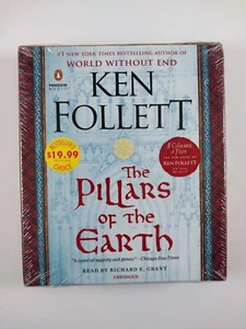 The Pillars of the Earth - Ken Follet (2017, Audio CD) 8 CDs - Abridged - Sealed - Picture 1 of 3