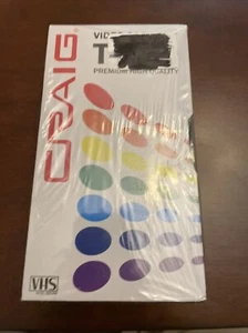 3 versiegelte Craig Videokassetten T-120 leere VHS Kassetten - Bild 1 von 3