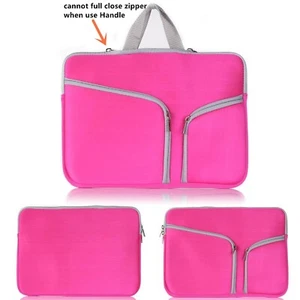 Pink Laptop sleeve 15"Acer Aspire 5 HP x360 HP Pavilion ASUS Vivobook Pro MSI 15 - Picture 1 of 4