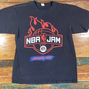 Vintage NBA Jam Shirt Adult L Gaming Nerd Sega Nintendo 90s Basketball EA Sports - Picture 1 of 14
