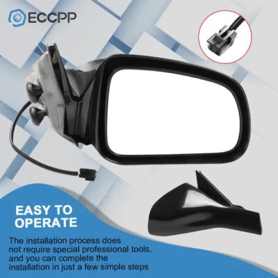 Power Mirror For 2004-2008 Pontiac Grand Prix Passenger Side Heated Black Foto 1 de 4