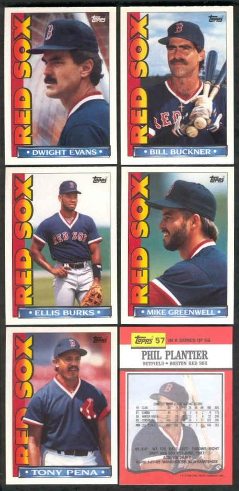 Tony Pena #20 1990 Topps TV Red Sox - Image 1 of 1
