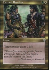 1x Heroes' Reunion - Foil NM, English MTG Invasion