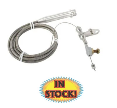 Lokar KD-2700HT - GM 700R4 Kick Down Cable - Braided Stainless Steel - Image 1 of 4