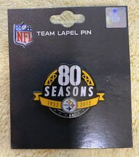 OFFICIAL  PITTSBURGH  STEELERS  80 SEASONS  1933 - 2012 COLLECTIBLE LAPEL PIN