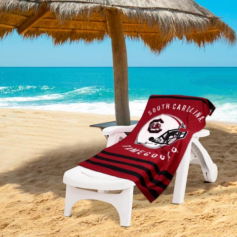 Northwest NCAA South Carolina Gamecocks "Stripes" Beach Towel, 30" x 60" Cover