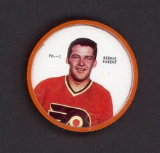 1968-69  SHIRRIFF HOCKEY COINS  PH.-1  BERNARD BERNIE PARENT      26176