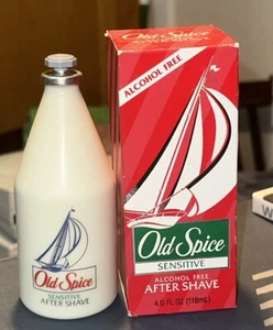 NEW Vintage Old Spice After Shave Sensitive Original 4oz - Star Cap 1995 NIB - Picture 1 of 1