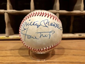 MLB Autographed Baseball Mantle, Mays, Aaron, Banks,Berra, Killebrew PSA/DNA LOA - Picture 1 of 6