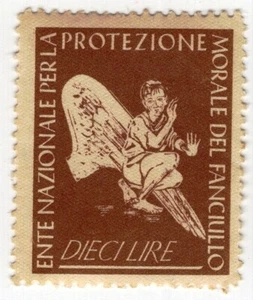 ER3740  - Ente Prot. Morale Fanciulli - dieci Lire - Picture 1 of 1