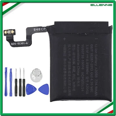 ✅ BATTERIA PER APPLE WATCH SERIE 4 GENERAZIONE 40mm IWATCH A2058 224mAh ✅ - Immagine 1 di 4