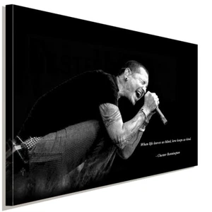 Chester Bennington Linken Park AK ART Leinwandbilder Kunstdruck Wandbild TOP XXL - Bild 1 von 5