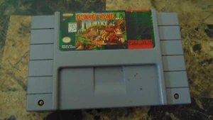 Donkey Kong Country 1 Super Nintendo SNES Original Authentic Genuine Game Tested - Picture 1 of 2